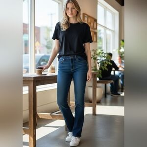 James Denim Jeans Size 25 Medium Wash Straight Leg